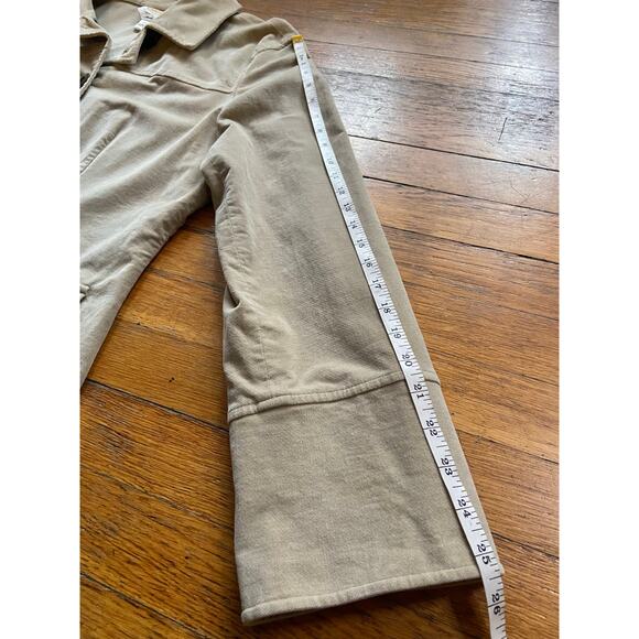 TALBOTS Stretch Cream Cotton Velvet Peacoat sz 18 - Picture 12 of 12